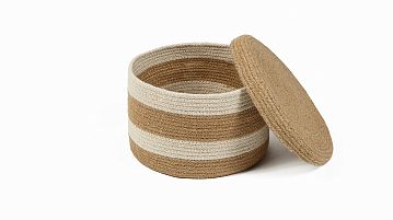 Корзина декоративная Askona Home Jute 30*20 см цвет натуральный